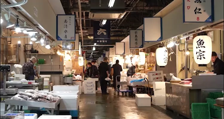 北棟場内南三番通り（51区画） – 大阪木津卸売市場