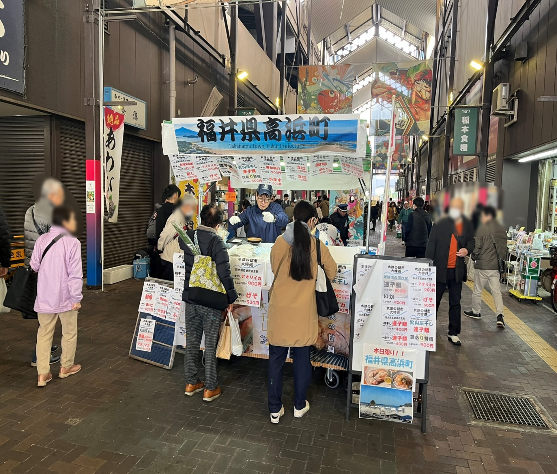 ポップアップ出店の様子